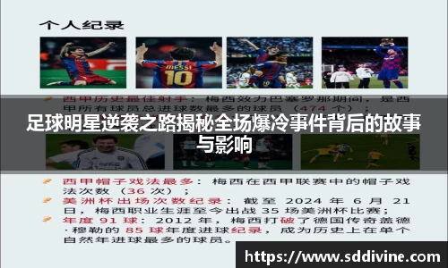 足球明星逆袭之路揭秘全场爆冷事件背后的故事与影响